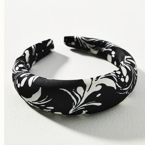 Anthropologie 70’s Floral Puffy Headband
